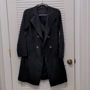 Double-breasted Pocket Side Coat